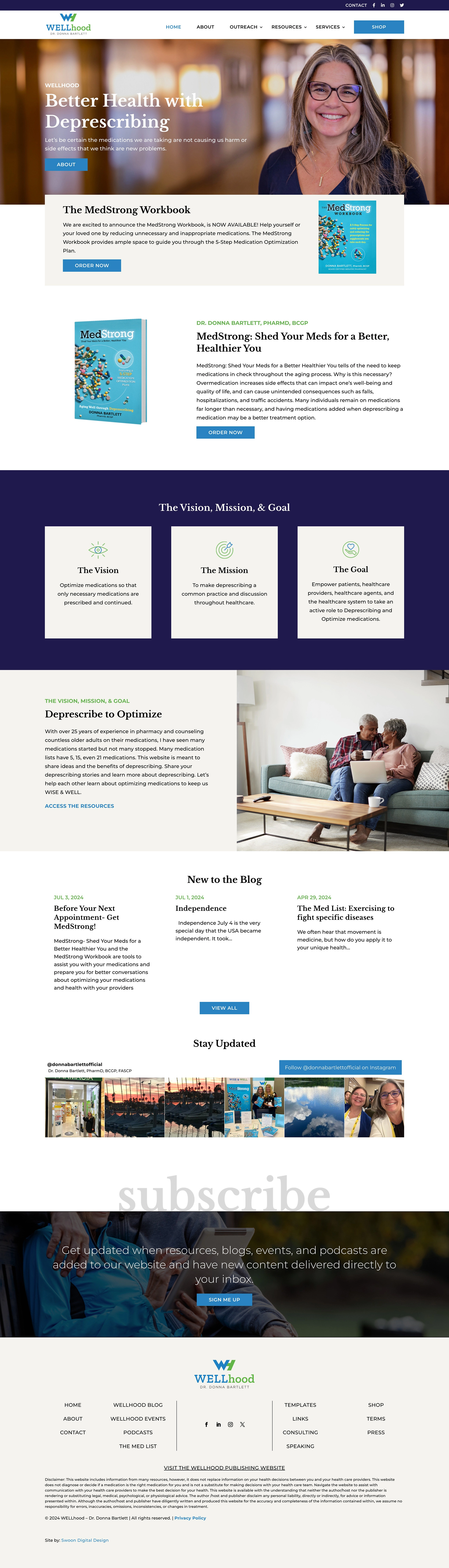 WELLhood consulting home page